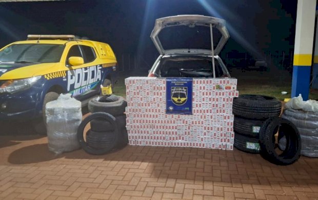 PMR apreende mercadorias de origem estrangeira em duas ocorrências na MS-162