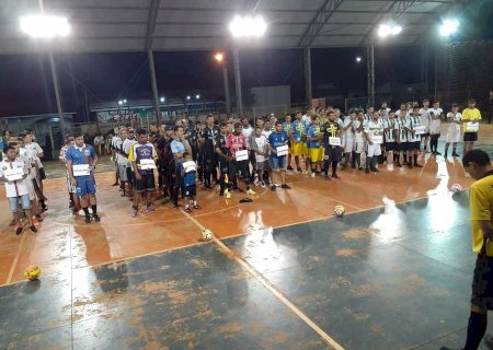 PREFEITURA DE NOVO HORIZONTE DO SUL REALIZA CAMPEONATO MUNICIPAL DE FUTSAL