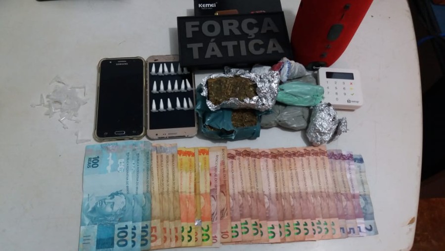 Nova Andradina - Polícia Militar prende homem por tráfico de drogas