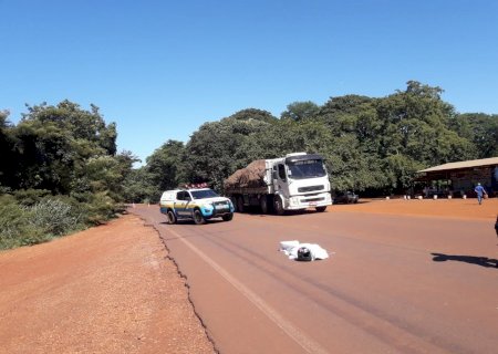 Motociclista morre em acidente na MS-276 após ser atingida por caminhonete