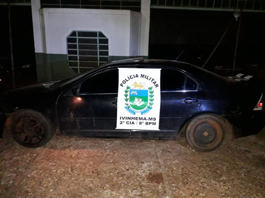 Ivinhema -Polícia Militar apreende veículo com licenciamento vencido