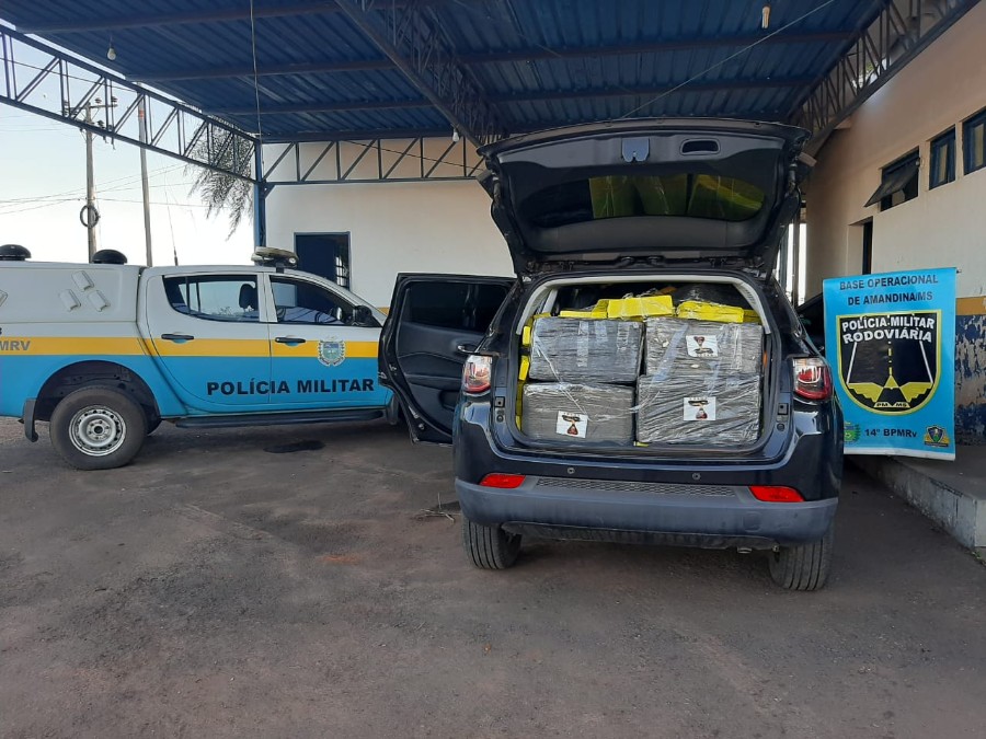 Ivinhema - Polícia Militar Rodoviária apreende quase uma tonelada de maconha na região