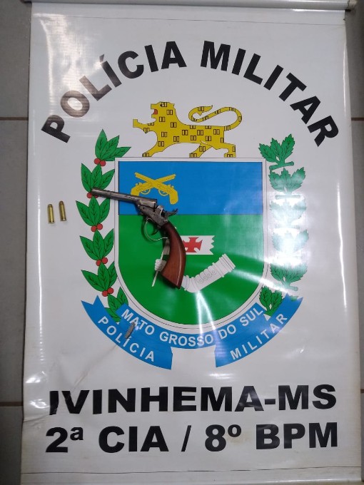 IVINHEMA - Polícia Militar prende homem por ameaça e porte ilegal de arma de fogo