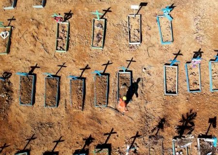 Brasil registra 1.300 mortes por covid-19 nas últimas 24h