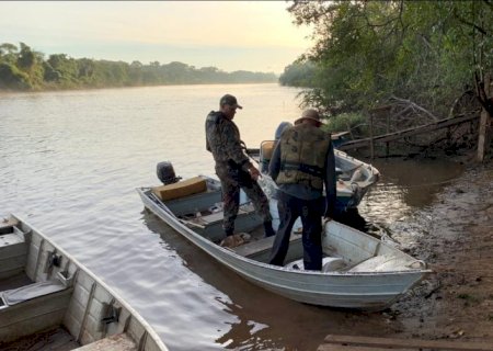 Polícia Militar Ambiental de Batayporã autua em R$ 2,8 mil três paranaenses e um sul-mato-grossense por pesca ilegal e apreende barco, motor e petrechos ilegais de pesca