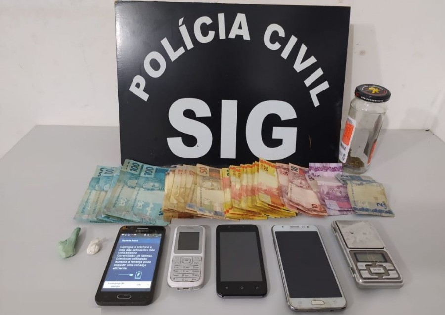 Nova Andradina - SIG prende traficante que agia no bairro Horto Florestal