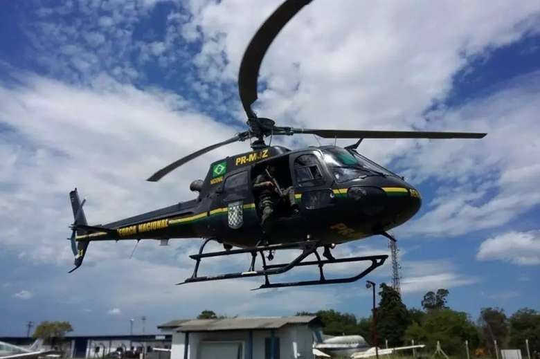 Helicóptero da Força Nacional cai durante combate a fogo no Pantanal