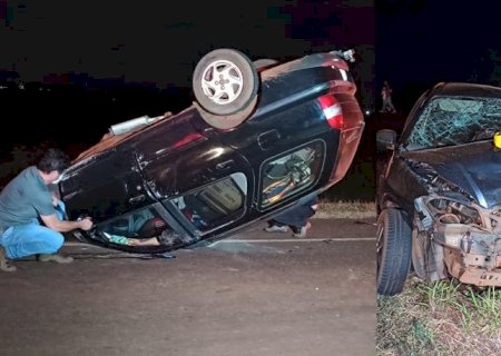 Colisão frontal deixa 1 morto e 2 feridos entre Dourados e Fátima do Sul