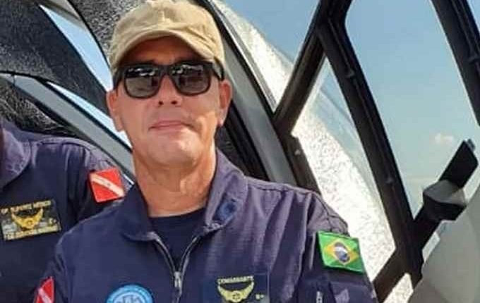 Coronel dos bombeiros morre em queda de helicóptero na divisa de MS e MT