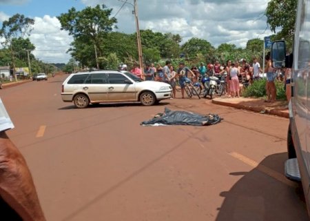 Homem morre atropelado em cidade no MS.