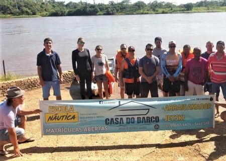 Nova Andradina - Casa do Barco está com inscrições abertas para curso de Arrais Amador e Jet Ski
