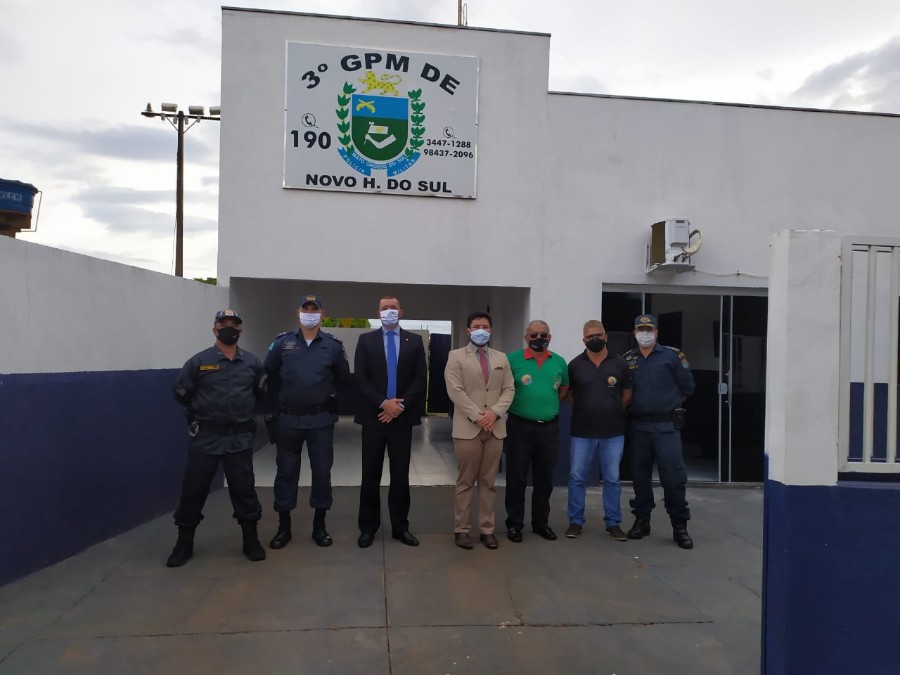 Novo Horizonte do Sul - Reforma do Prédio é entregue ao 3º GPM  com recursos oriundo do Ministério Público através da Promotoria de Justiça de Ivinhema