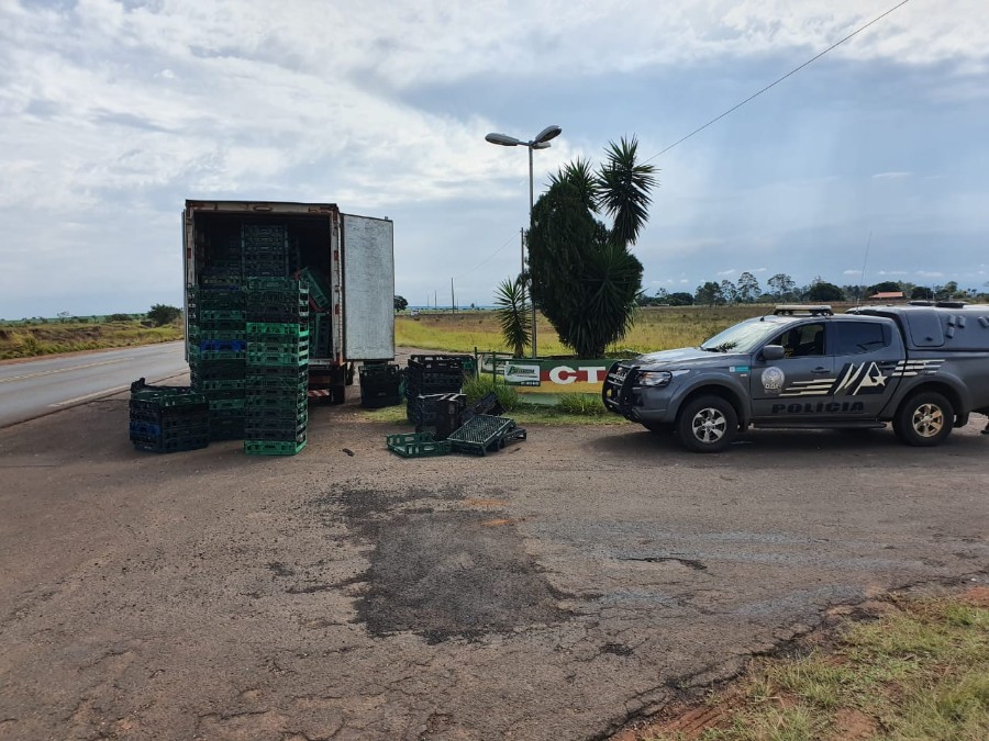 Caminhão que seguia para Campo Grande com quase três toneladas de maconha foi apreendido pelo DOF
