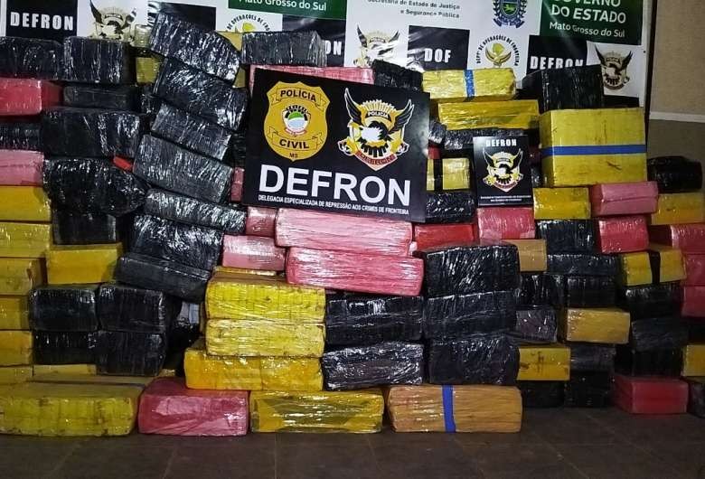 Entreposto fechado no Jardim Itália guardava mais de 3,3t de maconha