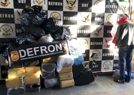 Policiais civis apreendem mais de meia tonelada de drogas em residência em Dourados