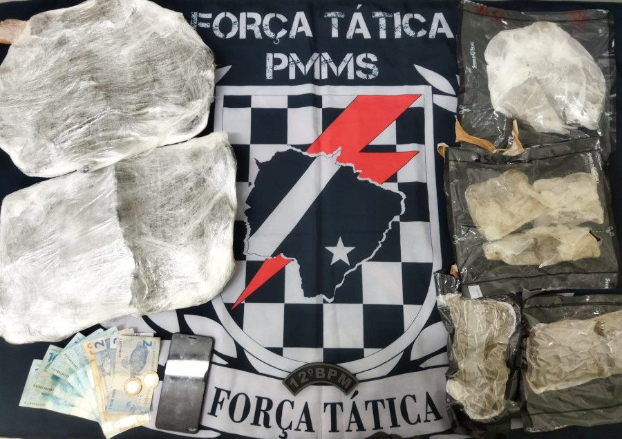 Em Naviraí, Polícia Militar prende homem por tráfico internacional de drogas
