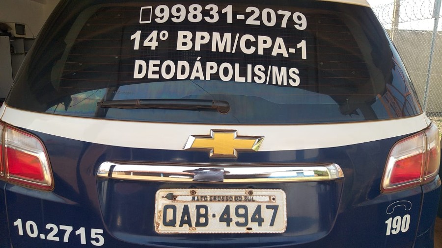 Policia militar de Deodápolis prende autor de Direção perigosa em via pública.