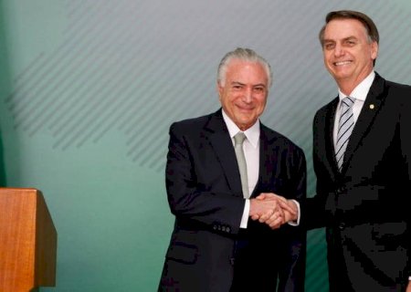 Após encontro com Temer, Bolsonaro fala em pacificação