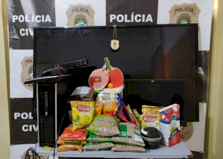 Angélica - Polícia Civil prende autor e elucida crimes de furto ocorridos na APAE