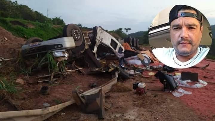 Morador de Naviraí sofre acidente com carreta fica preso às ferragens e morre no Nortão