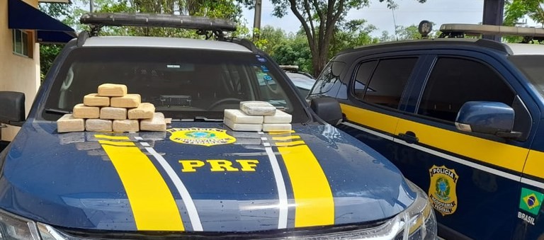 PRF apreende 15,4 Kg de cocaína  no MS.