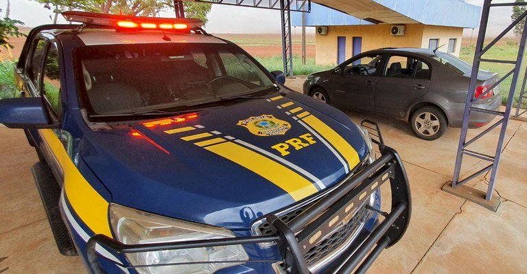 PRF recupera veículo em Nova Andradina