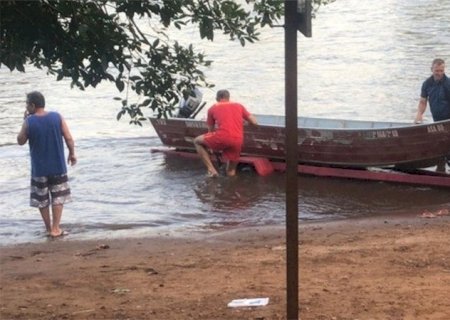 Bombeiros fazem buscas por morador de Dourados desaparecido no Rio Dourado, em Fátima do Sul