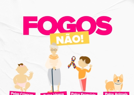 IVINHEMA: ONG Polly lança campanha FOGOS NÃO!, orientando sobre o mal causado por fogos de artifício com barulho