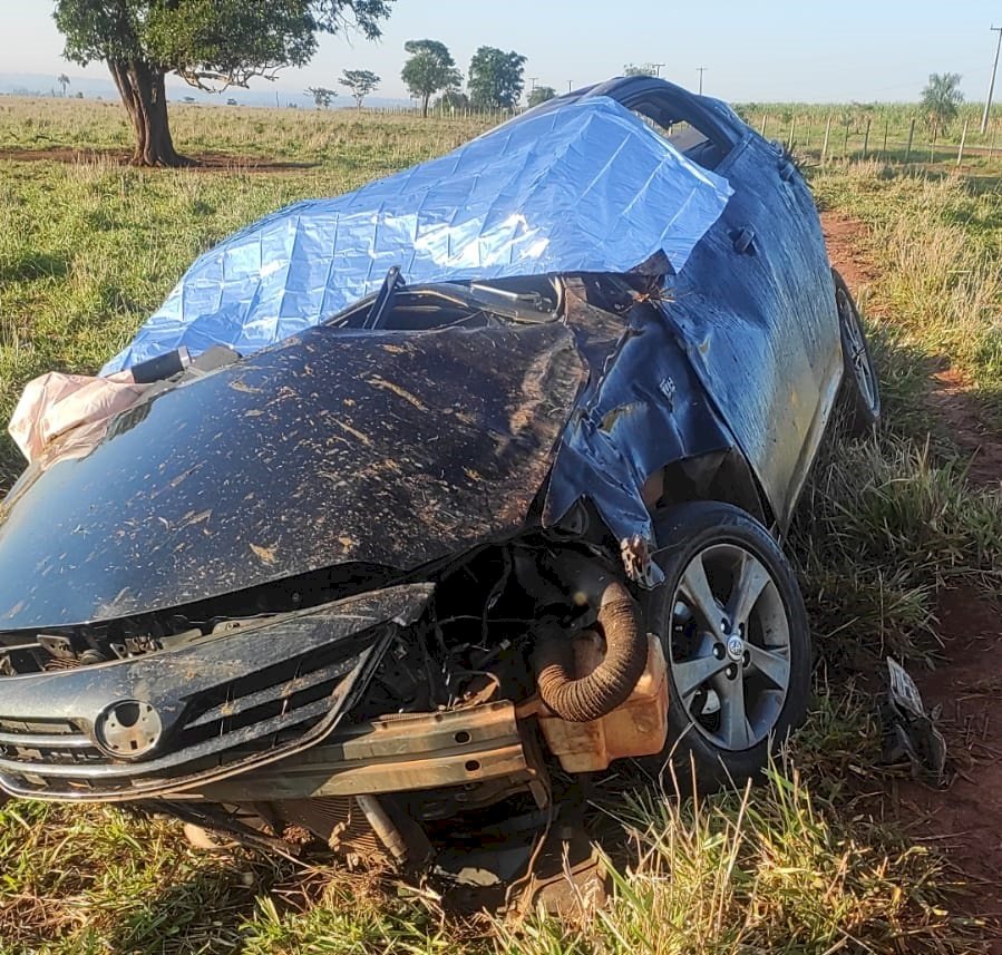 Angélica - Acidente grave mata Policial na MS - 141