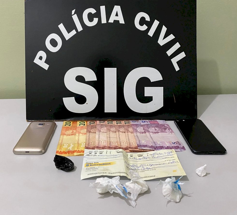 Nova Andradina - Homem é preso pela Polícia Civil, por tráfico de drogas