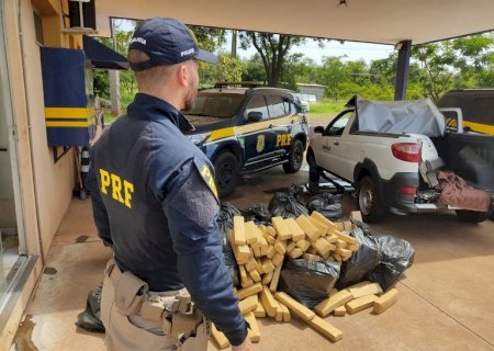 PRF apreende 479,4 Kg de maconha em Três Lagoas