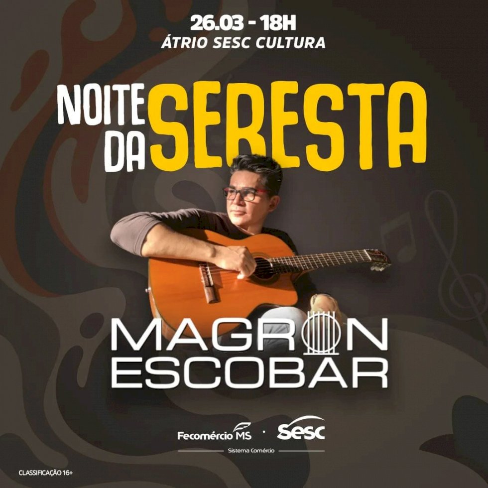 Com show latino, Magron Escobar estreia projeto Noites de Seresta do Sesc Cultura