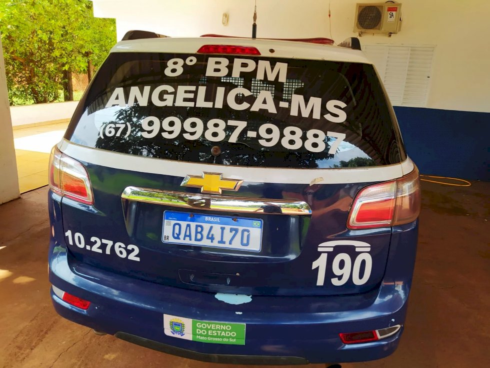 Angélica  - Polícia Militar prende homem por violência doméstica