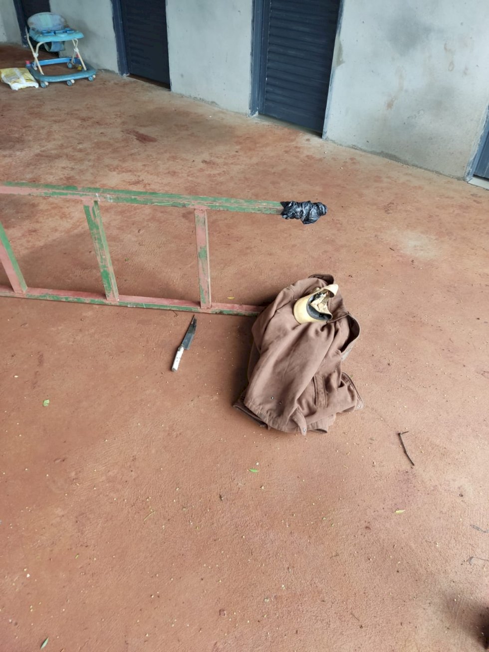 PMA prende homem por invasão de fazenda e ameaça com faca ao funcionário e proprietário.