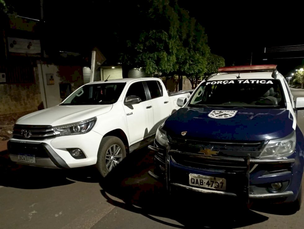 Polícia Militar de Nova Andradina recupera veículo furtado em Sertãozinho-SP