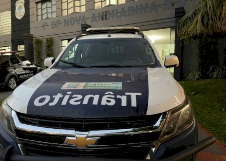 Após colisão, condutor embriagado é preso em Nova Andradina
