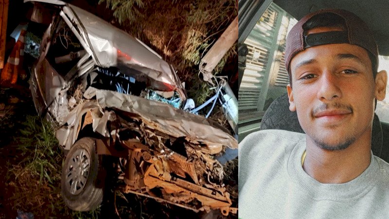 Jovem morre em acidente entre as cidades de Vicentina e Fátima do Sul