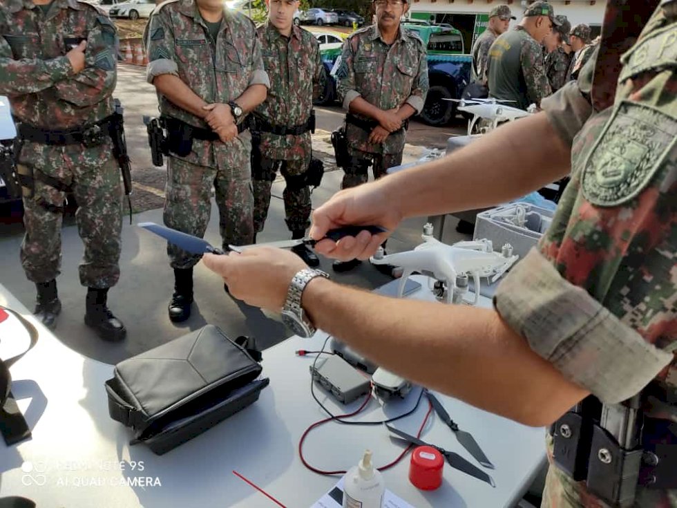 Polícia Militar Ambiental realiza curso de aperfeiçoamento em uso de drones em fiscalizações para 43 Policiais da Capital e Interior
