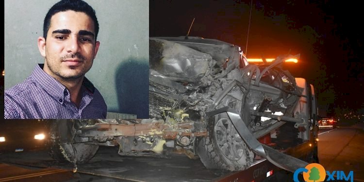 Comerciante  morre em colisão com ônibus na BR-163.