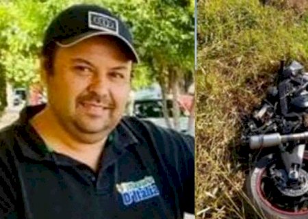 Empresário morre em acidente de moto na MS-450