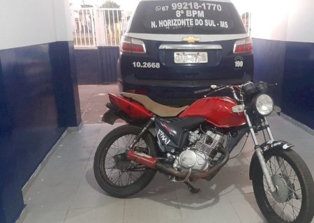 Polícia Militar prende jovem por pratica de direção perigosa e dirigir sem CNH em Novo Horizonte do Sul