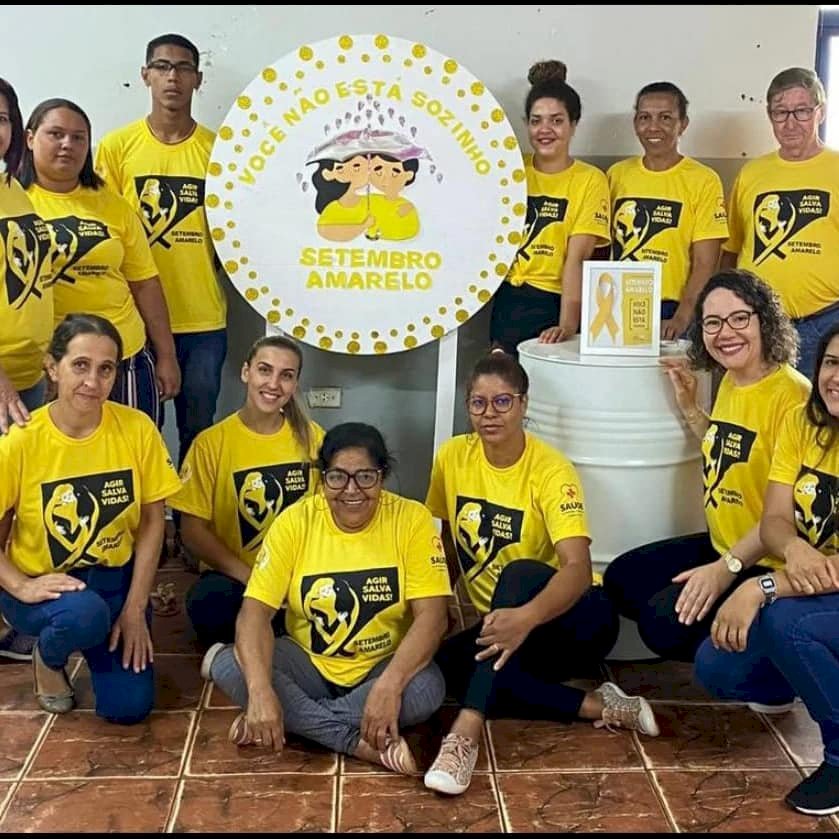 Angélica - Campanha do Setembro Amarelo é encerrada com ações de prevenção e conscientização.