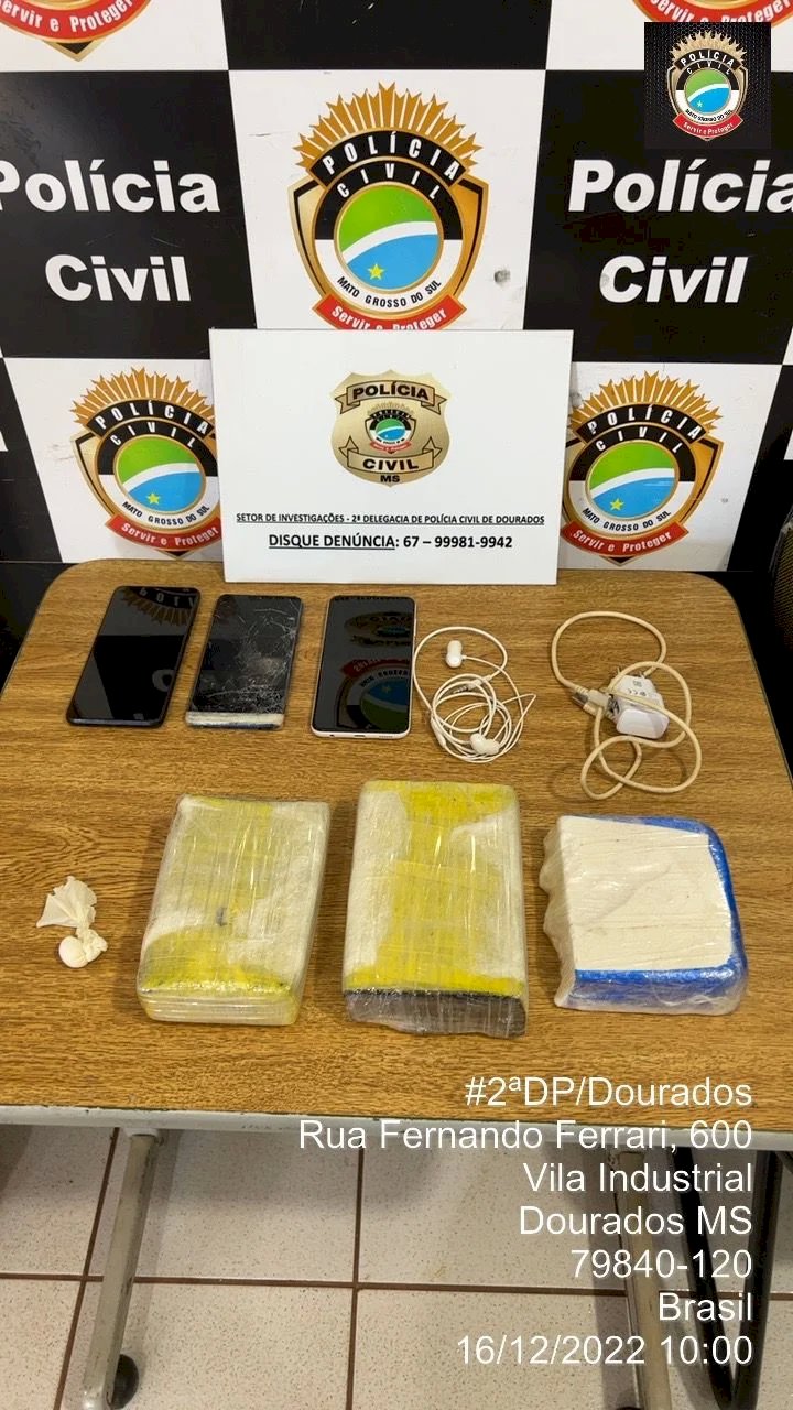 Polícia Civil em Dourados e DERF cumprem MBA relacionado à prática de extorsões.