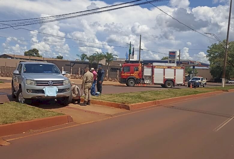 Motociclista morre em acidente em Dourados.