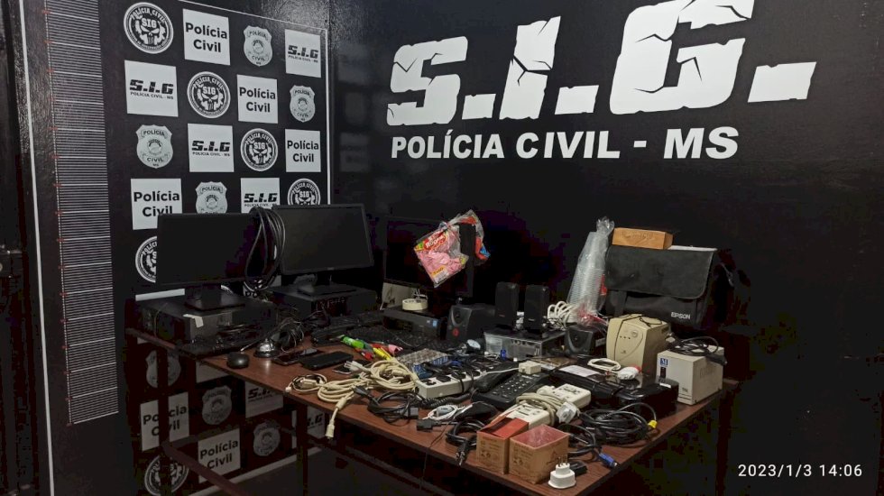 Adolescentes acusados de furto qualificado são apreendidos pela Polícia Civil em Fátima do Sul