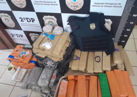 Polícia Civil realiza ação no Nova Lima e apreende 199 Kg de maconha e 914 g de cocaína