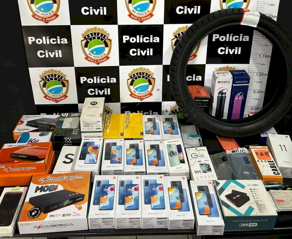 Durante cumprimento de busca e apreensão, Polícia Civil prende homem por receptação qualificada em Dourados