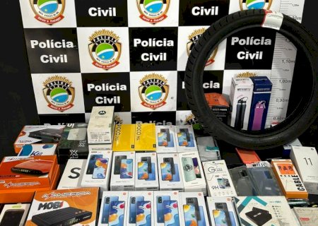 Durante cumprimento de busca e apreensão, Polícia Civil prende homem por receptação qualificada em Dourados