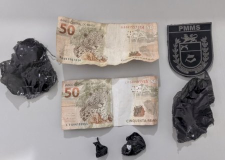 Angélica - Polícia Militar prende homem por tráfico de drogas.