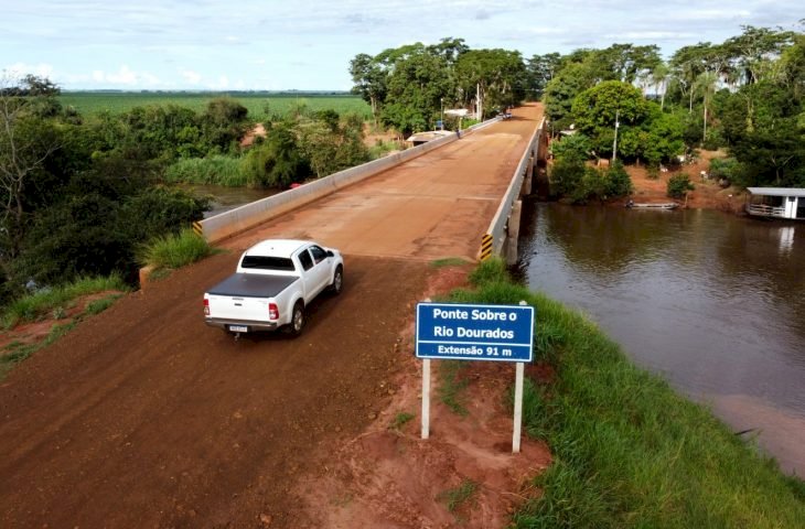 Agesul conclui ponte de concreto na rodovia MS-274, entre Dourados e Deodápolis.
